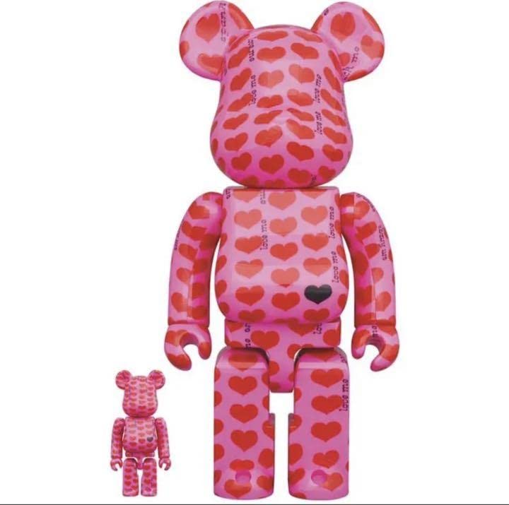 MEDICOM TOY - BE@RBRICK Pink Heart 100％ & 400％ Amazon.co.jp: BE@RBRICK Pink Heart 100% & 400% Medicom Toy